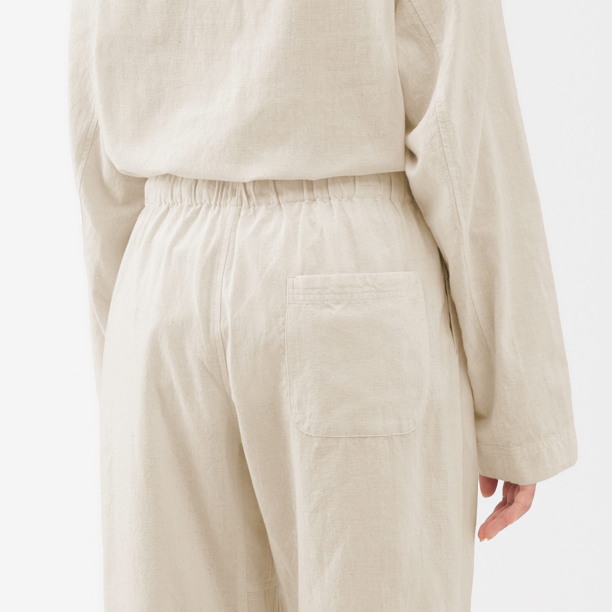 男女兼用　インドの手紬ぎ手織りパジャマ