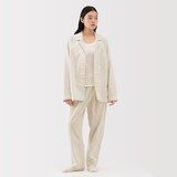 男女兼用　インドの手紬ぎ手織りパジャマ