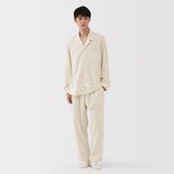 男女兼用　インドの手紬ぎ手織りパジャマ