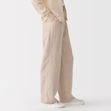 婦人　リネン混ウールパンツ
