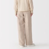 婦人　リネン混ウールパンツ