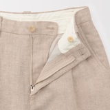 婦人　リネン混ウールパンツ