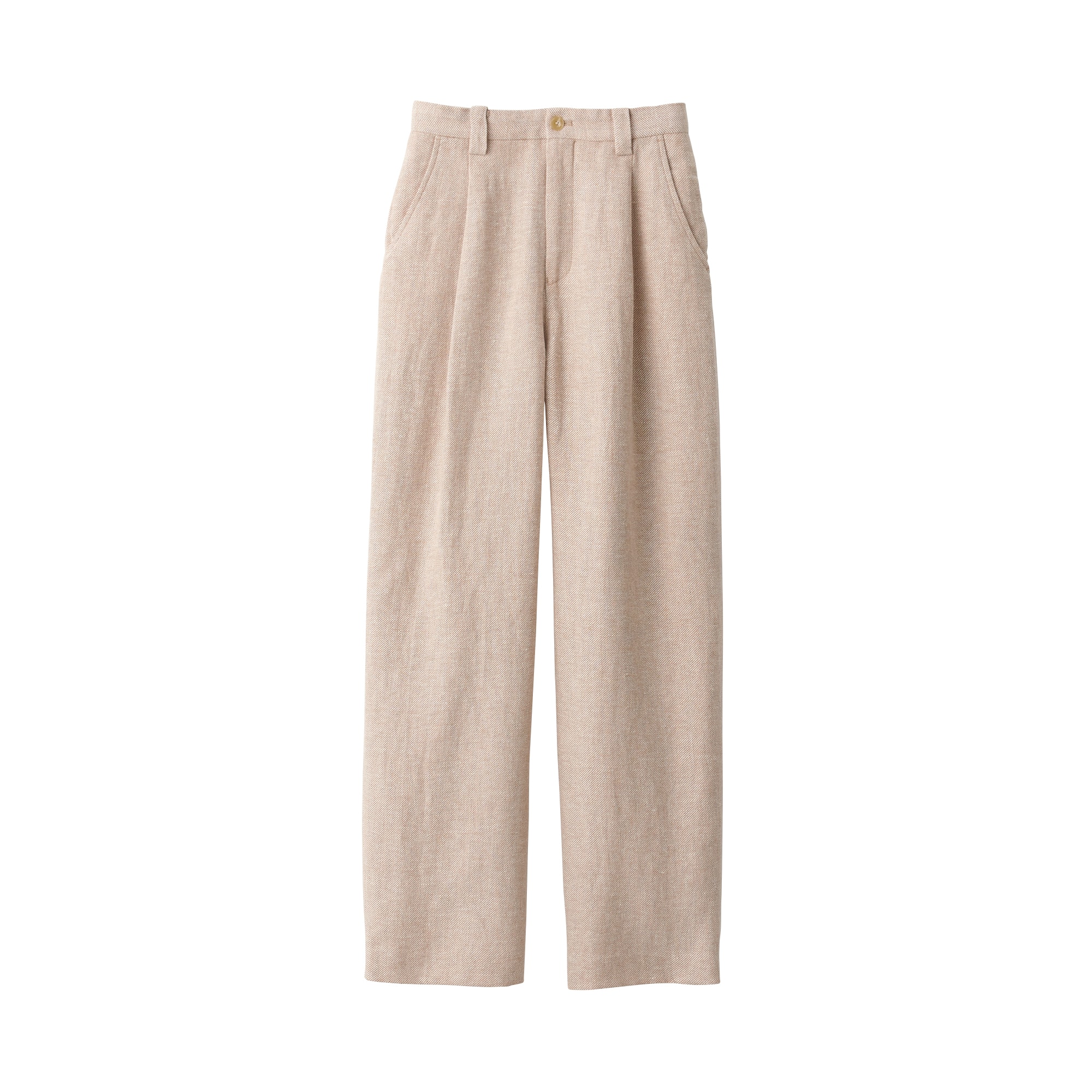 婦人　リネン混ウールパンツ