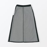 婦人　和紙混デニムスカート　ダークグレー