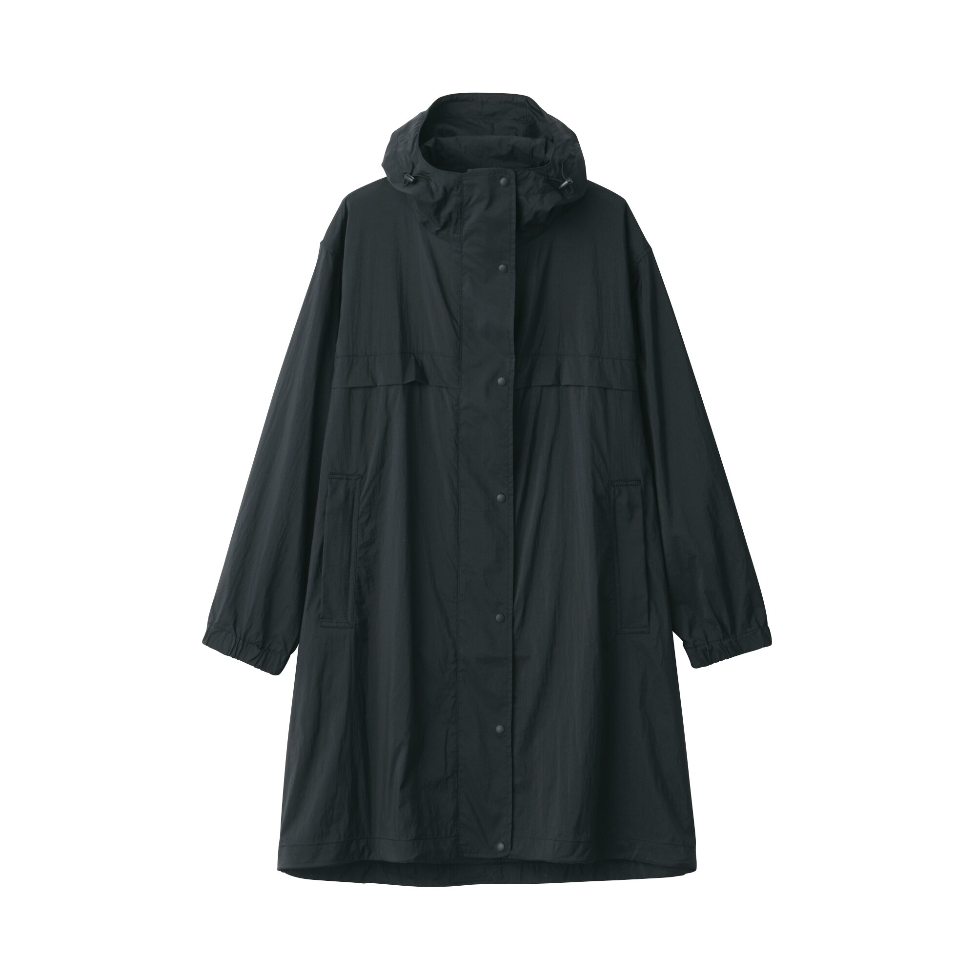 婦人 軽量撥水ナイロンフード付きコート | 無印良品