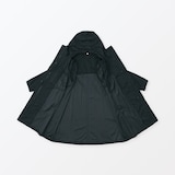 婦人　軽量撥水ナイロンフード付きコート