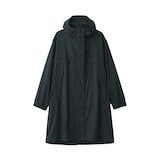 婦人　軽量撥水ナイロンフード付きコート