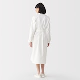 婦人　和紙混ツイルシャツワンピース