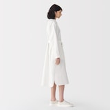 婦人　和紙混ツイルシャツワンピース