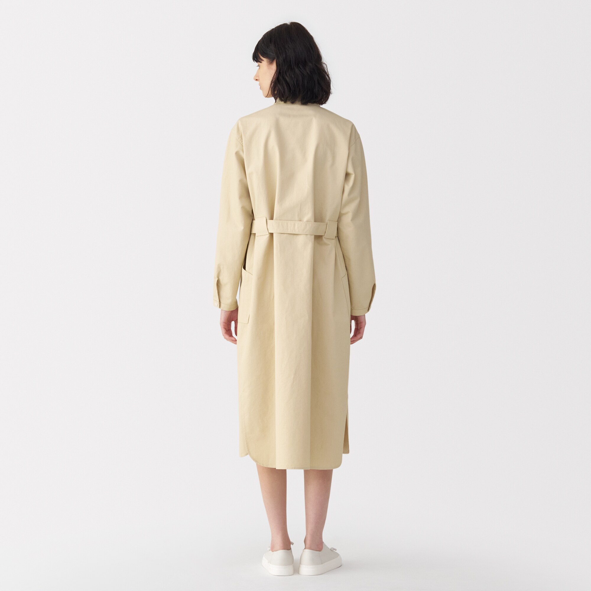 婦人　和紙混ツイルシャツワンピース