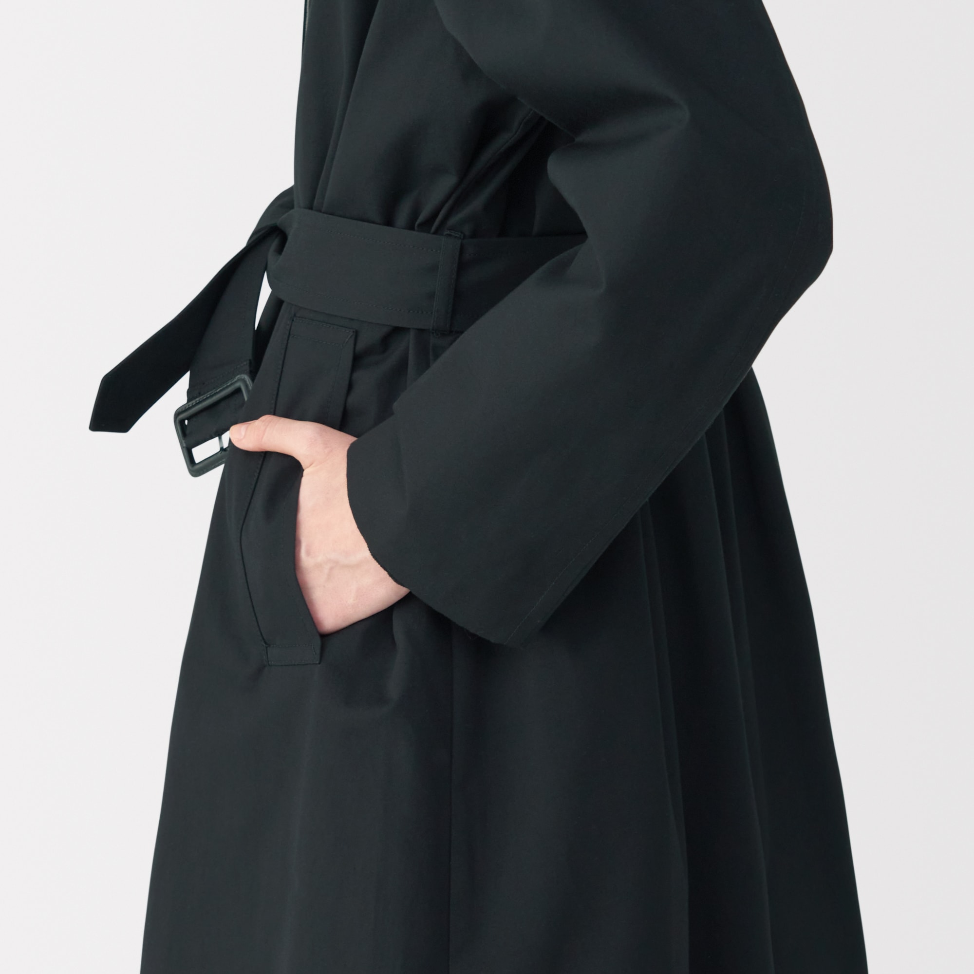 婦人 高密度コットンシングルブレストコート | 無印良品