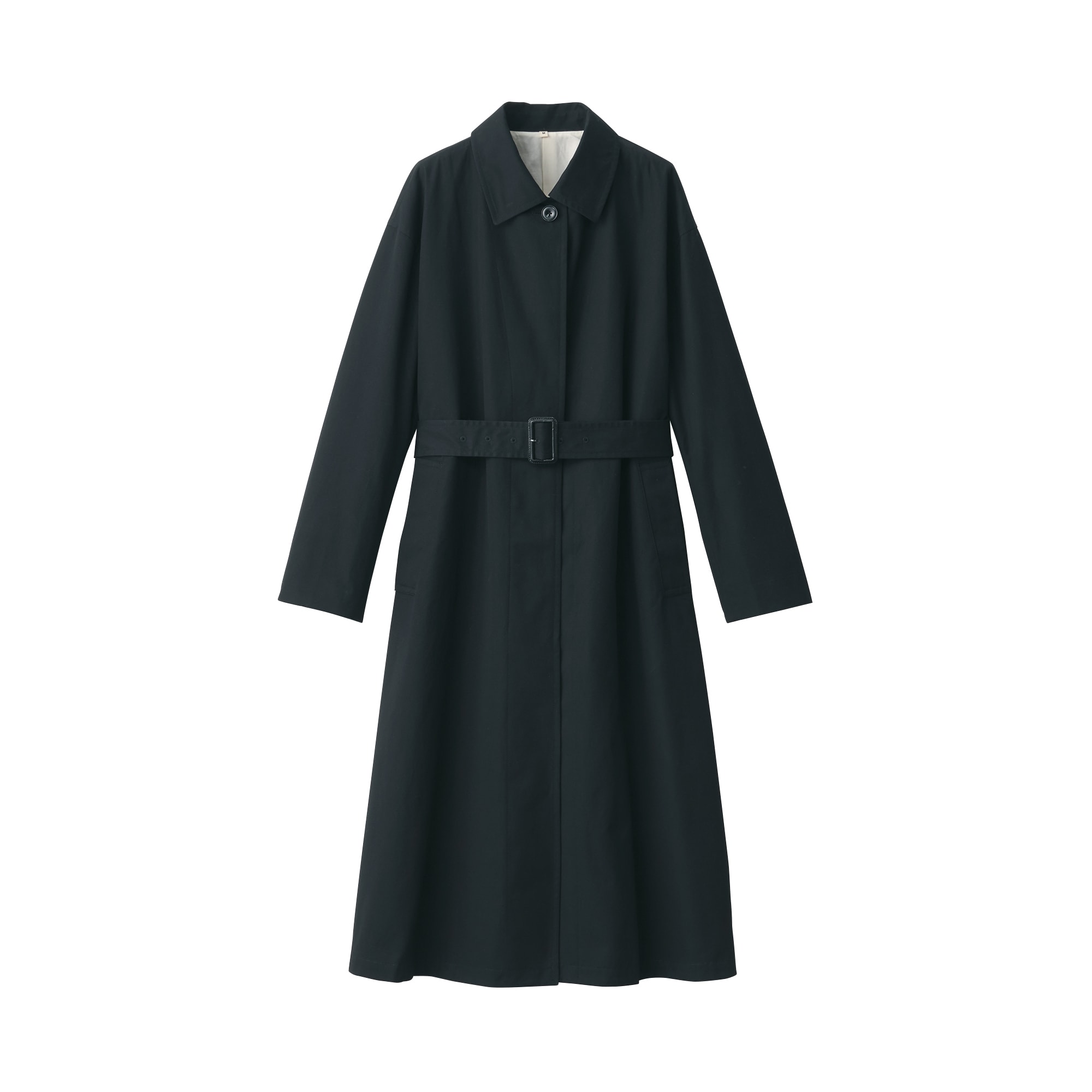 婦人 高密度コットンシングルブレストコート | 無印良品