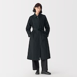 婦人　高密度コットンシングルブレストコート