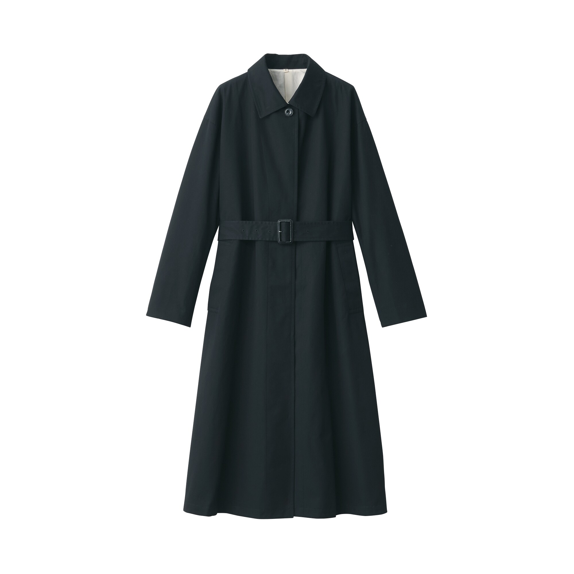婦人 高密度コットンシングルブレストコート | 無印良品