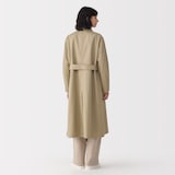 婦人　高密度コットンシングルブレストコート