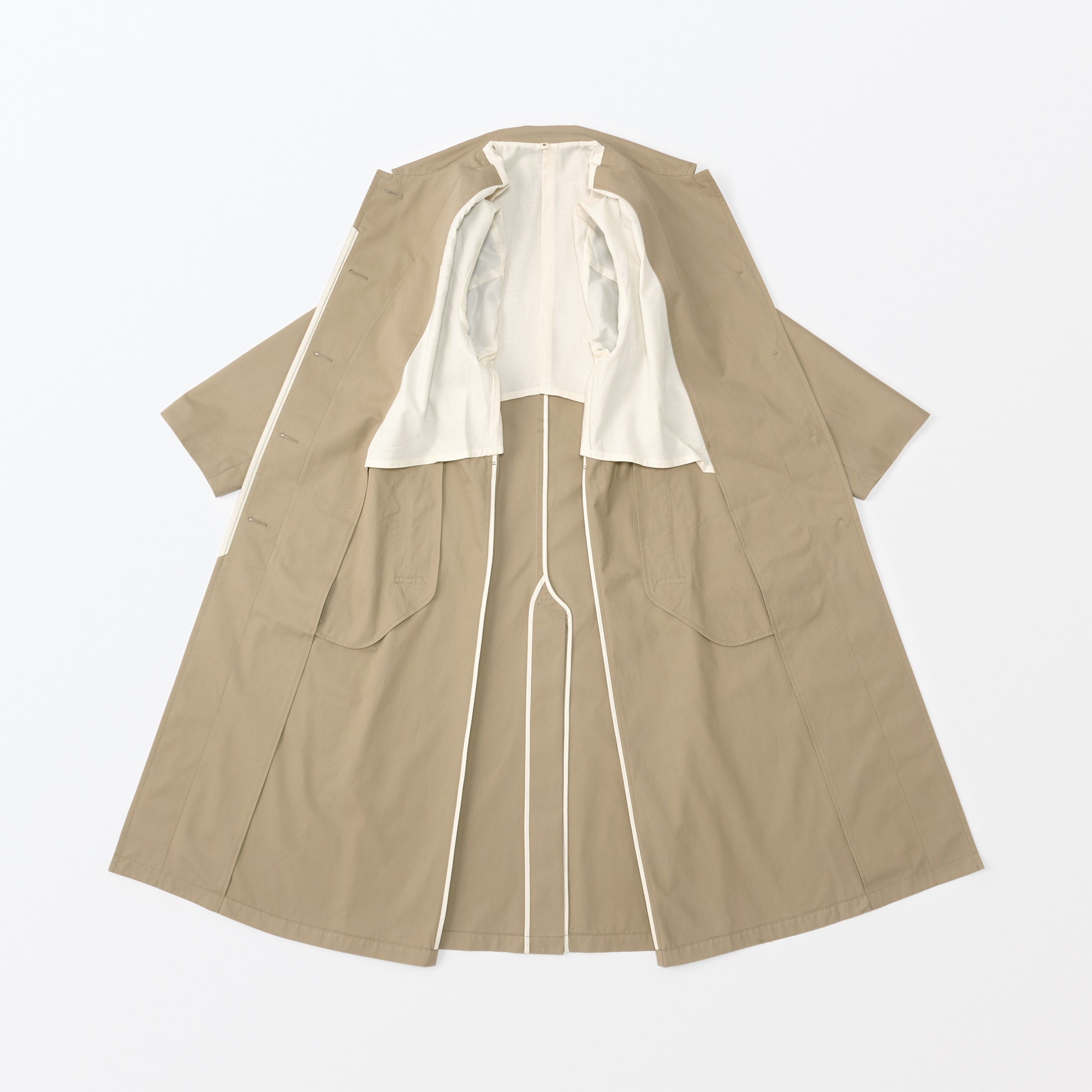 婦人　高密度コットンシングルブレストコート