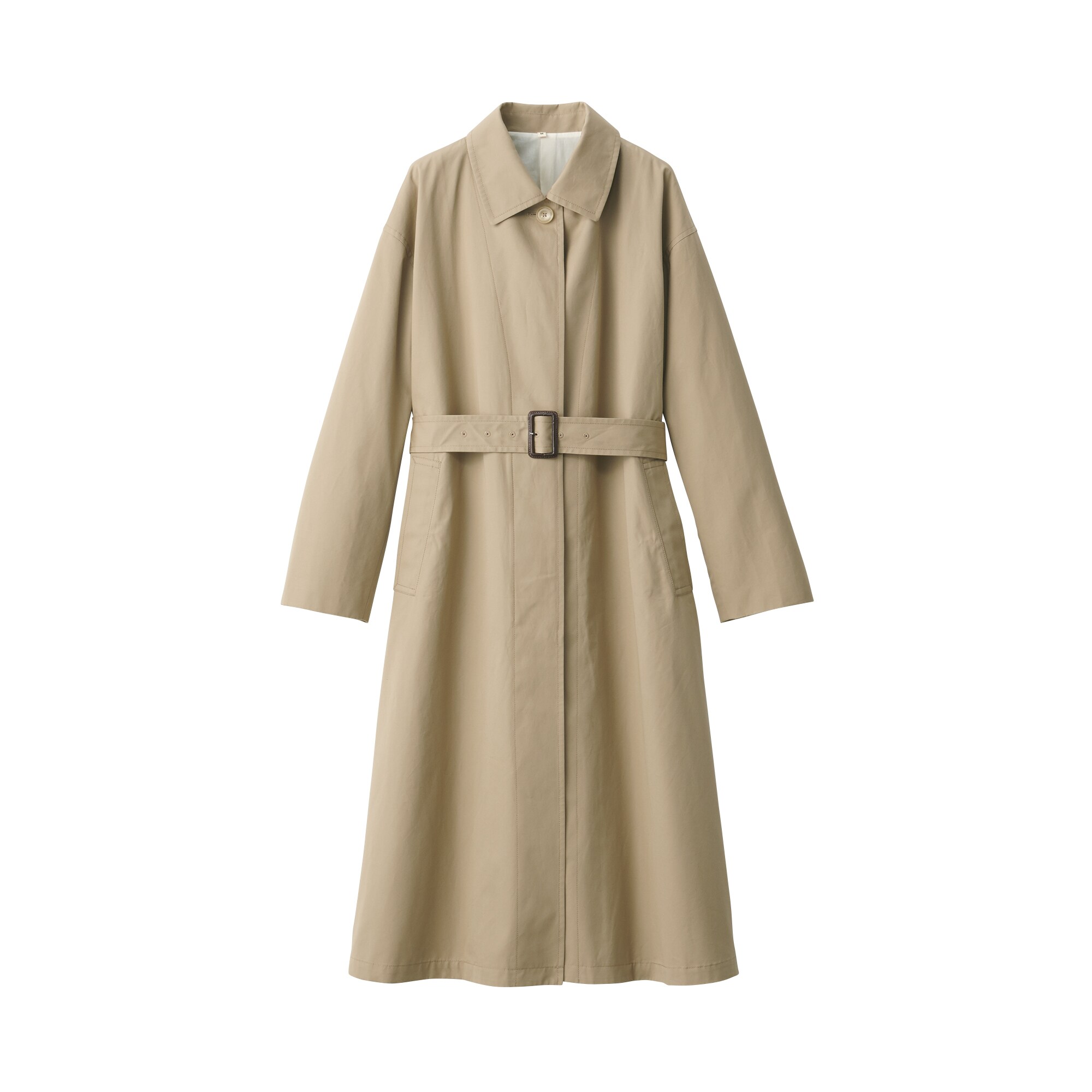 婦人 高密度コットンシングルブレストコート | 無印良品