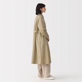 婦人　高密度コットンシングルブレストコート