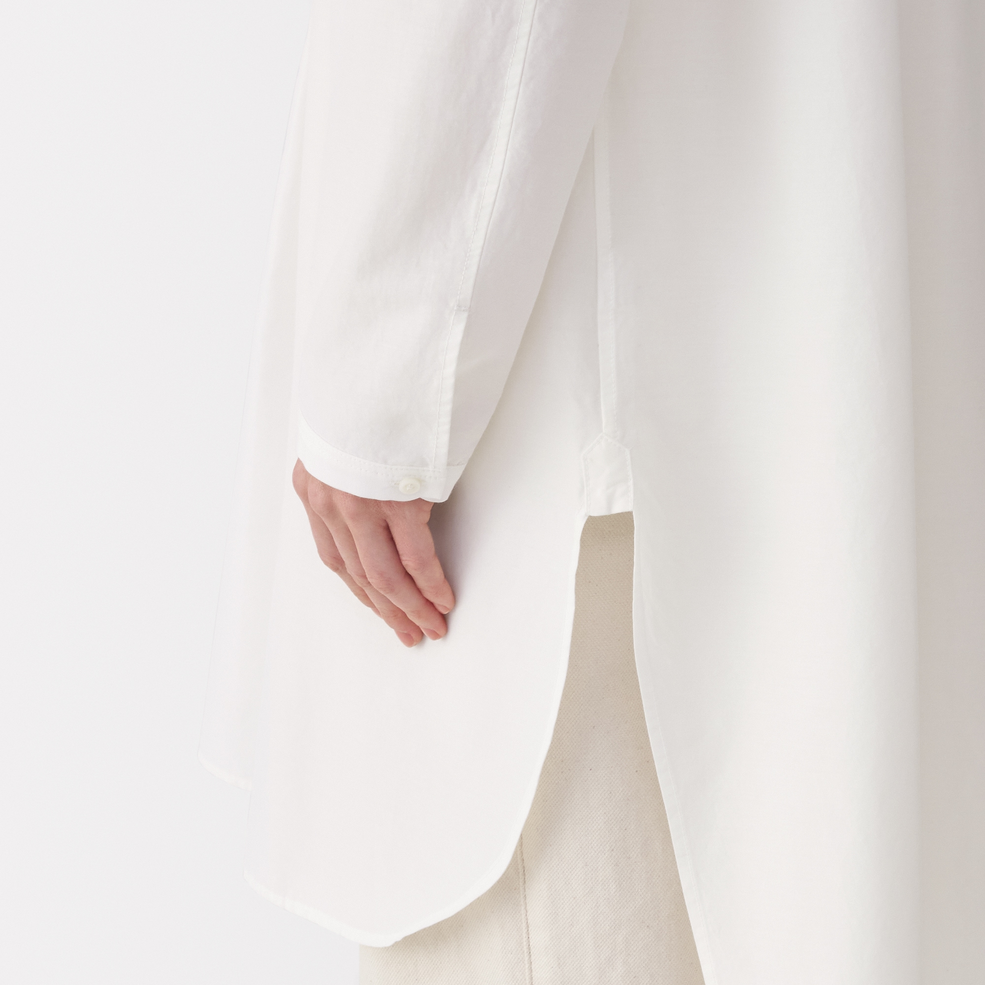 婦人　シルク混チュニック