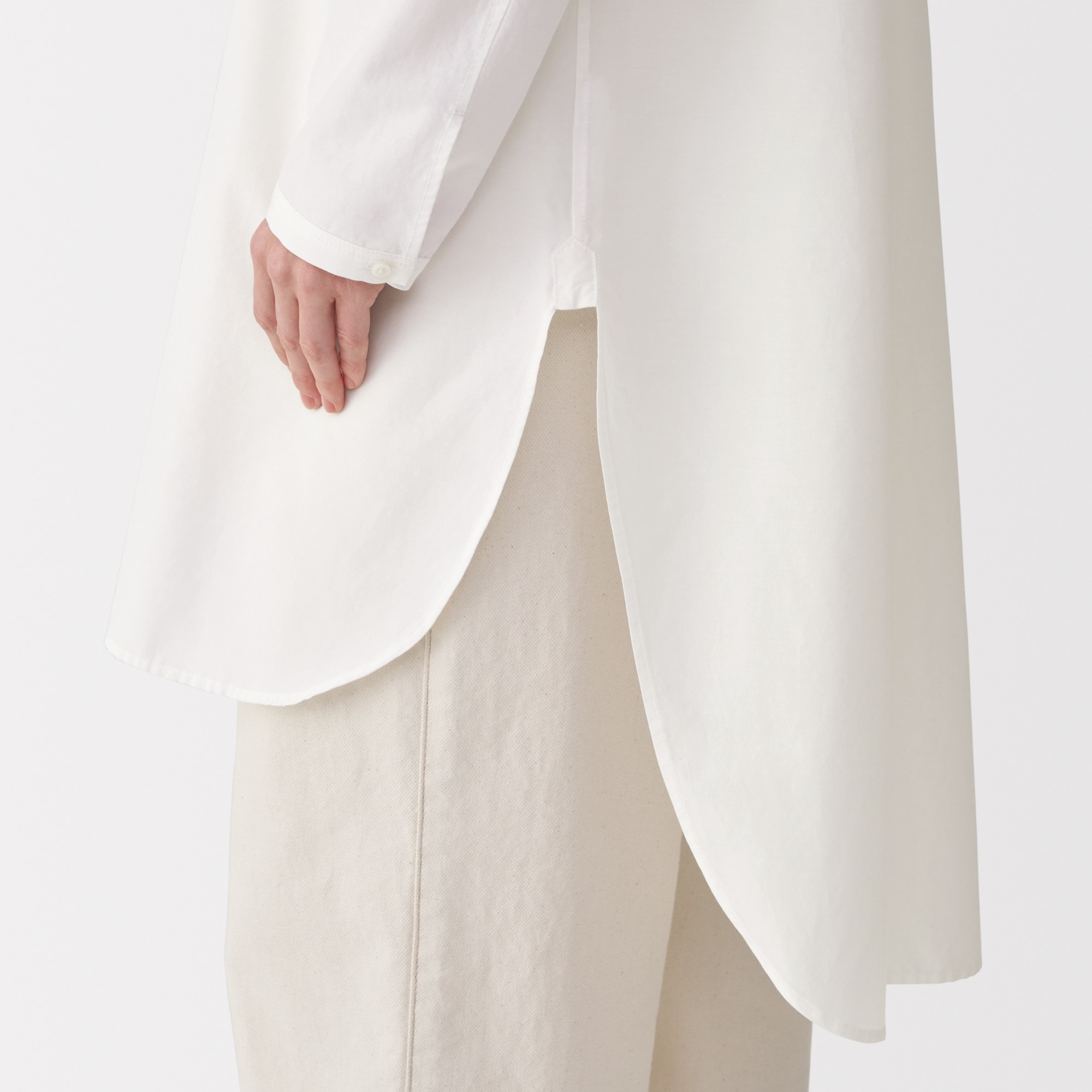 婦人　シルク混チュニック