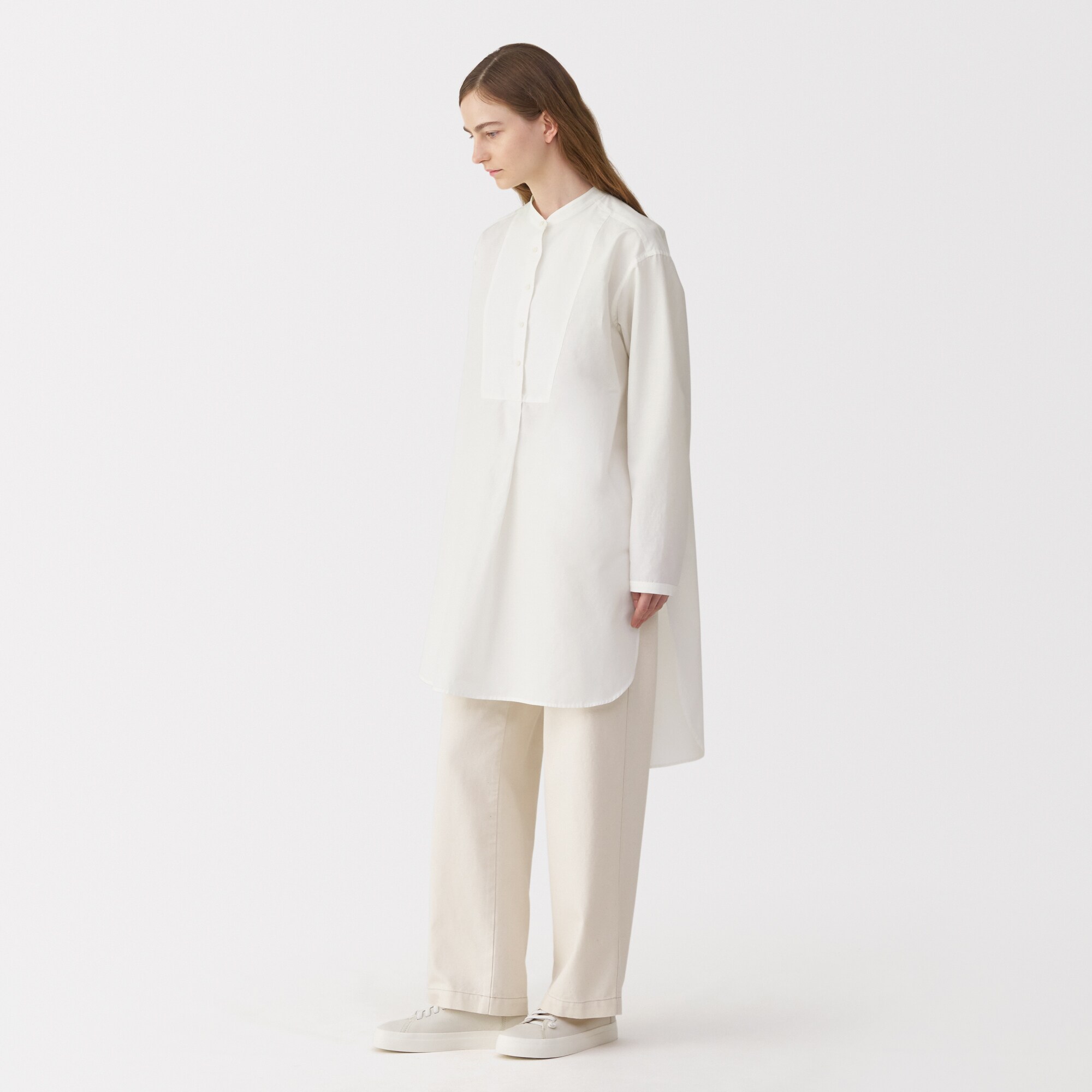 婦人　シルク混チュニック