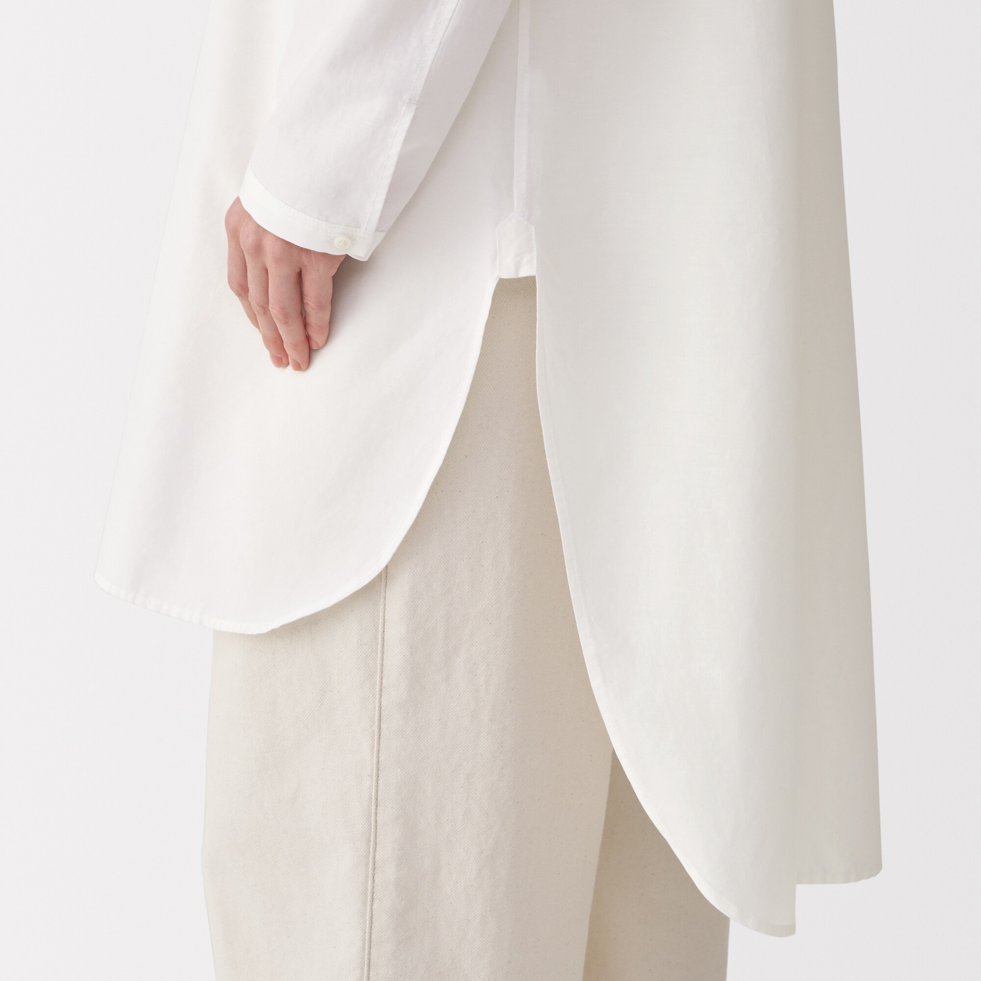 婦人　シルク混チュニック