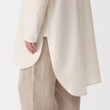 婦人　シルク混チュニック（ストライプ）