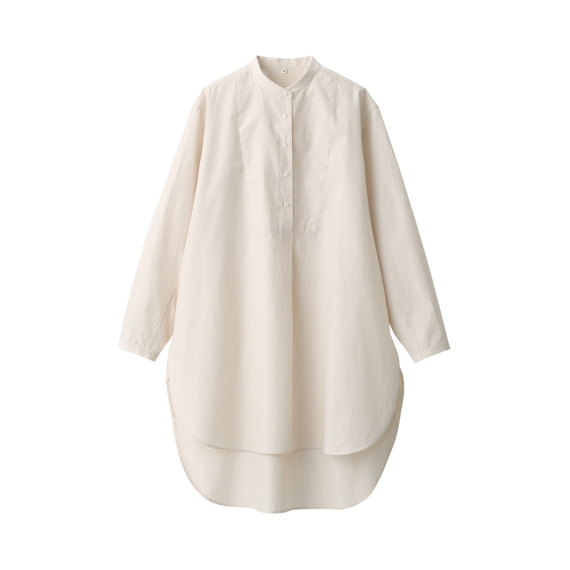 婦人　シルク混チュニック（ストライプ）