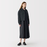 婦人　ナイロン中わたブルゾン