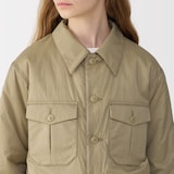 婦人　ナイロン中わたブルゾン