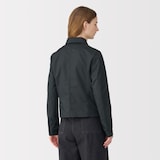 婦人　ナイロンツイルジップブルゾン