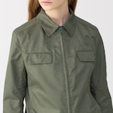 婦人　ナイロンツイルジップブルゾン