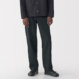 紳士　和紙混カルゼ５ポケットワイドパンツ