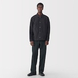 紳士　和紙混カルゼ５ポケットワイドパンツ