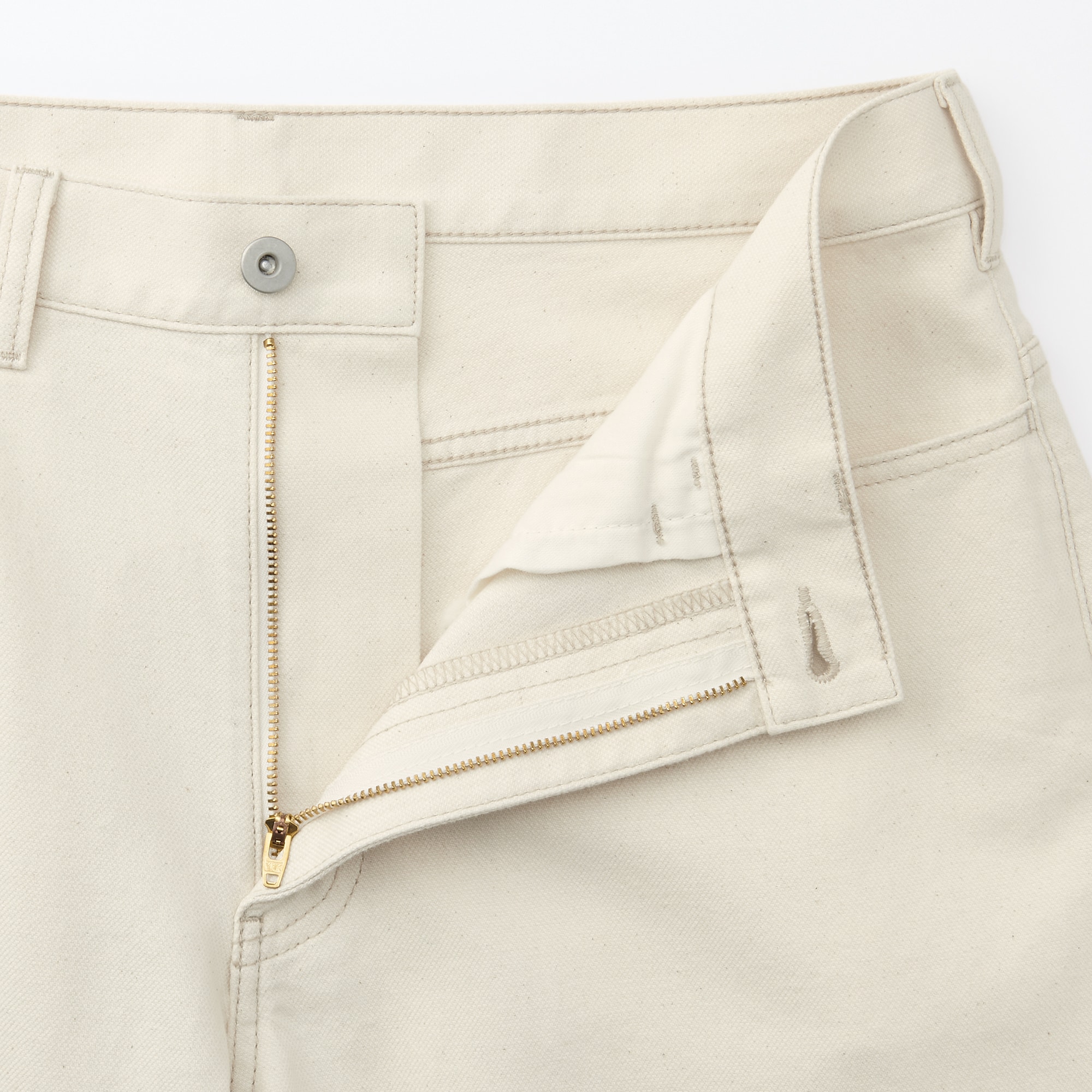 紳士　和紙混カルゼ５ポケットワイドパンツ