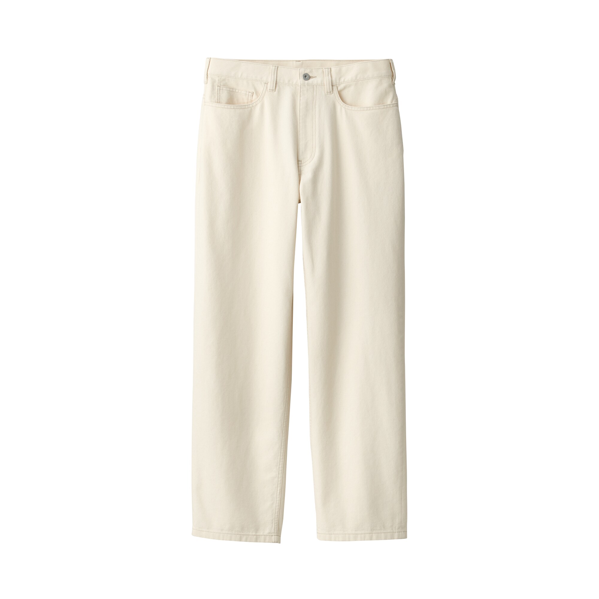 紳士　和紙混カルゼ５ポケットワイドパンツ