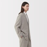 紳士　リネン混ウールジャケット