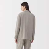 紳士　リネン混ウールジャケット