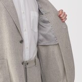 紳士　リネン混ウールジャケット