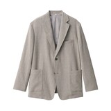紳士　リネン混ウールジャケット
