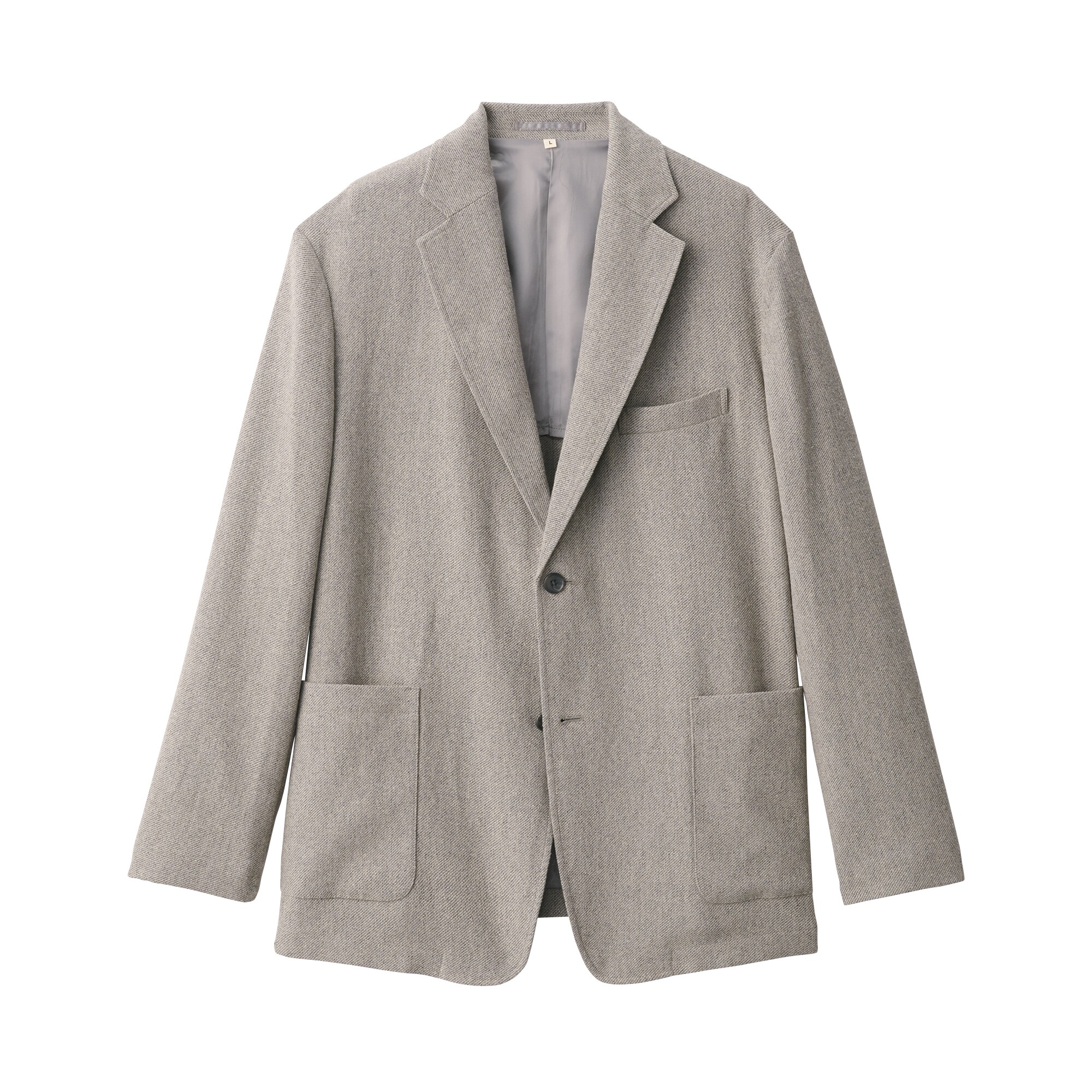 紳士　リネン混ウールジャケット