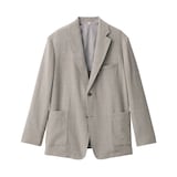 紳士　リネン混ウールジャケット