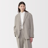 紳士　リネン混ウールジャケット