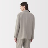 紳士　リネン混ウールジャケット