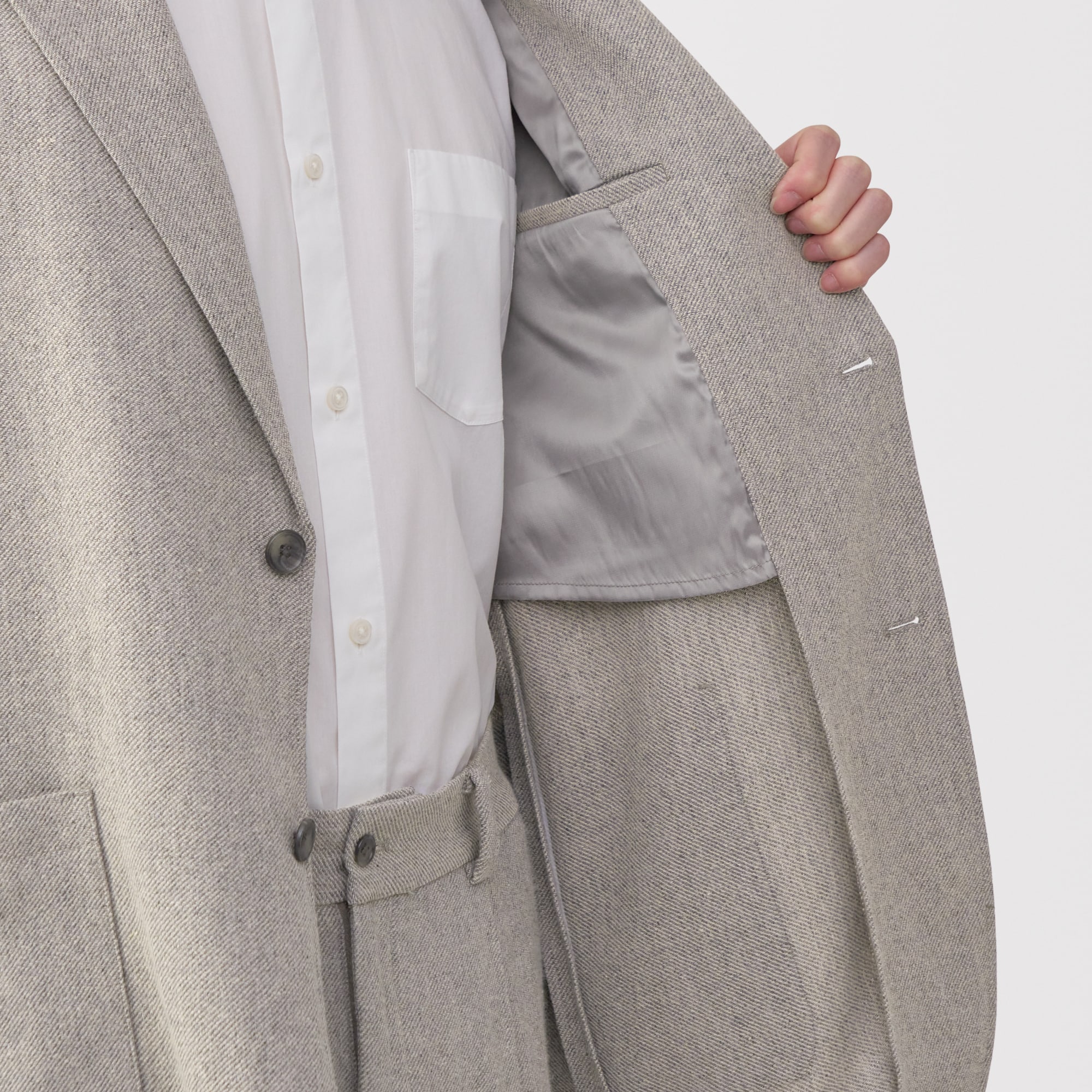 紳士 リネン混ウールジャケット | 無印良品