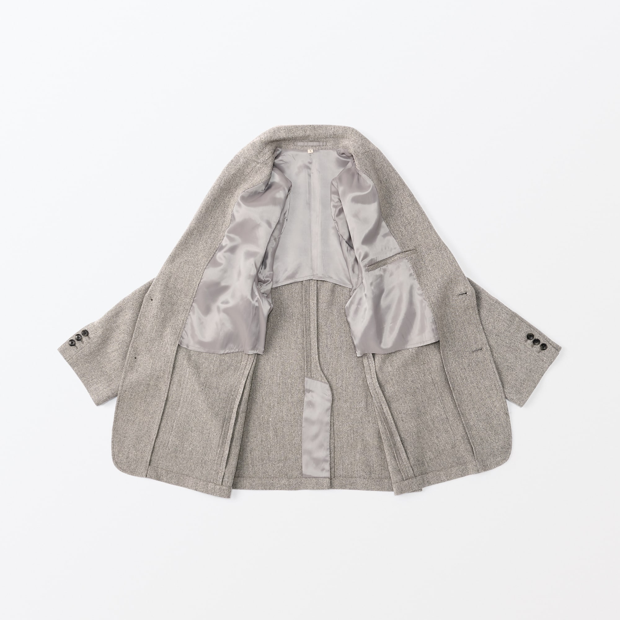 紳士　リネン混ウールジャケット