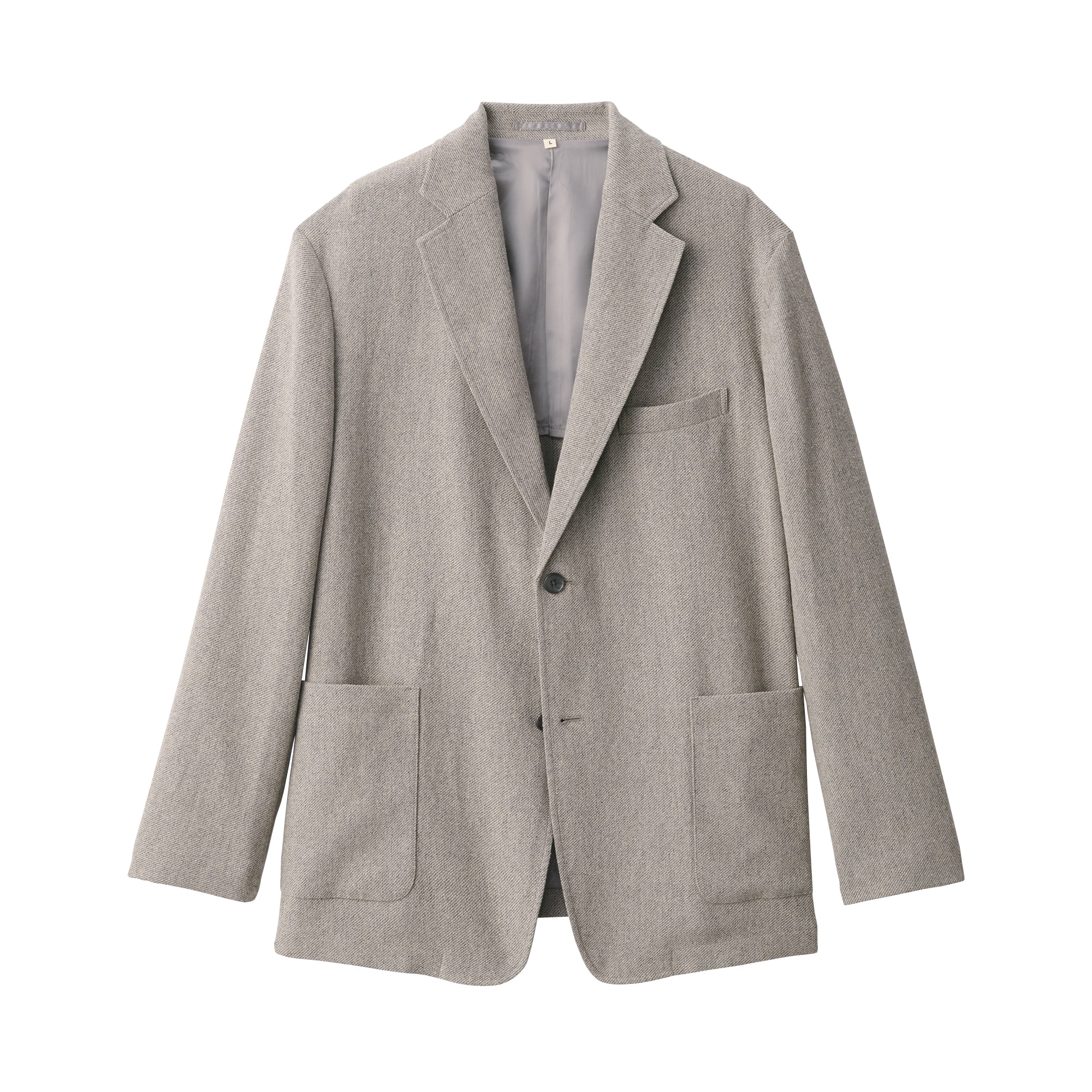紳士　リネン混ウールジャケット
