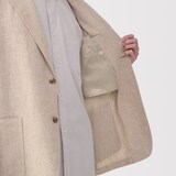 紳士　リネン混ウールジャケット