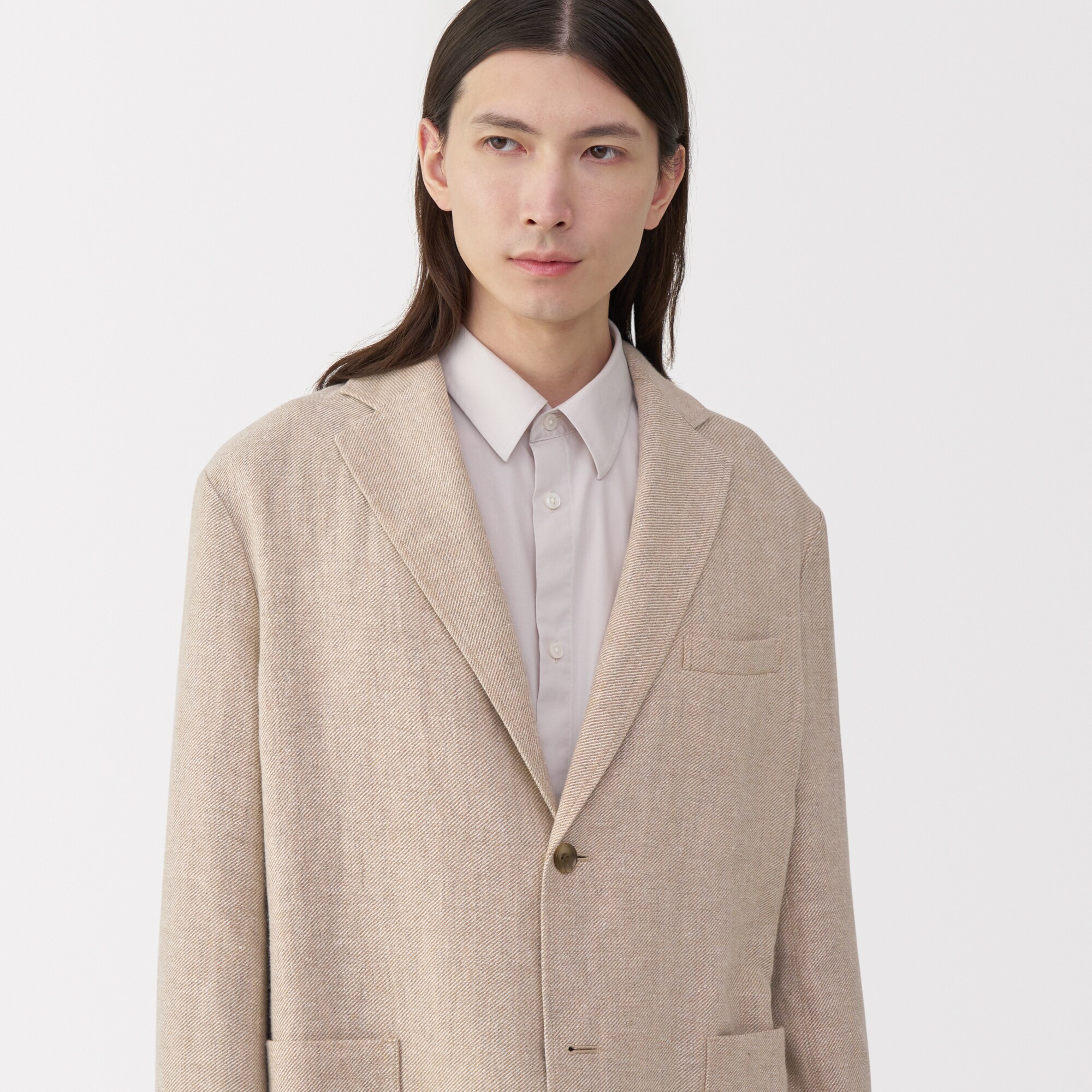 紳士 リネン混ウールジャケット | 無印良品