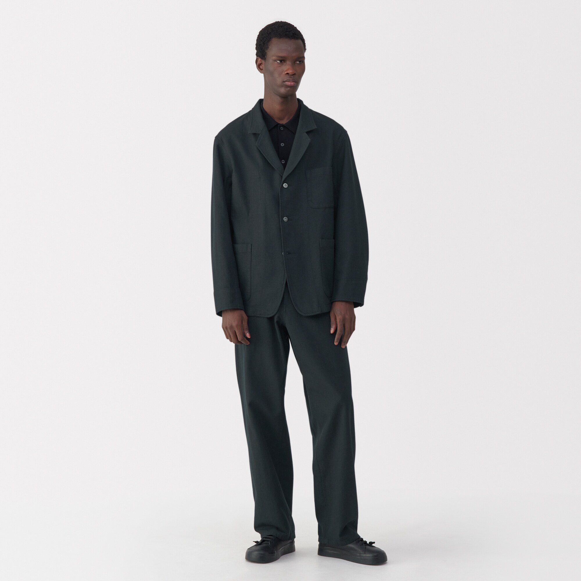 紳士　和紙混カルゼジャケット